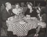 [Walter Wanger, Diana Bennett Wanger, Joan Bennett and Melinda Markey]