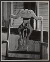 Still life with wooden chair