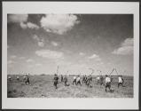 Soldiers assist with the harvest