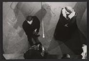 Camera and sound technicians at work