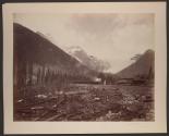 The Glacier, Mount Sir Donald and Canadian Pacific Railroad Hotel