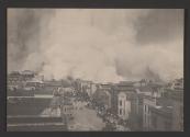 San Francisco Fire looking East on Fell Street