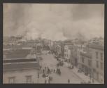 San Francisco Fire looking East on Fell Street