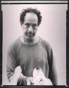 Robert Frank, photographer, Mabou Mines, Nova Scotia, July 17, 1975