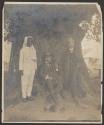 Bert Underwood and James Russell taken at the Indian camp, Hampton Court