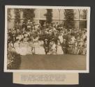 Countess of Warwick's garden party for coronation delegation...