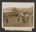Duke of Connaught in Hampton Court, London, giving medals to those from Boer war