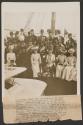 His Majesty Edward VII, with members of the Royal family and high British officials, on the Royal yacht.
