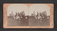 His Grace the Duke of Marlborough on Horseback, Lord Roberts' A.D.C. for the Imperial Yeomanry, Bloemfontein, South Africa