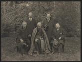 George Eastman with Mayor Edgerton, Rev. T. O'Hearn, et al