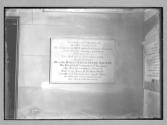 Hornsey Curious Memorial Tablet