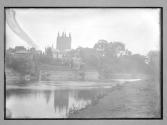 Hereford Cathedral from river