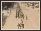 [Snapshot of soldiers in parade]