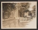 [Snapshot of soldiers in parade]