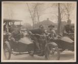 [Snapshot of soliders in vehicles]