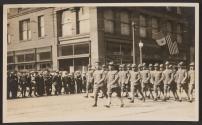 [Snapshot of soldiers in parade]