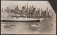 Maiden Voyage of the Queen Elizabeth, New York City