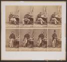 [Man (uncut sheet of cartes de visite)]