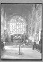 Stratford-on-Avon Chancel With Flowers On Grave Trinity Church