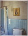 Weston: detail of master bathroom with portrait of Fidelma Cadmus Kirstein as a child