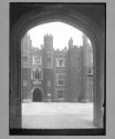 Chas. II Gateway Hampton Court From Under Clock Tower