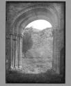 Chancel Arch Round Church Ludlow Castle (Distorted)