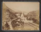 Vue Panoramique de la Basilique, Lourdes, France