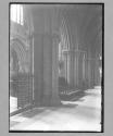 Pillars Lichfield Cathedral Showing Where Two Periods Joined