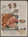 That's grand news ... ham you can Bake Without Parboiling! (Swift & Company, tear sheet)