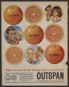 C'est bon, une bonne orange, douce et juteuse (Outspan, tear sheet)