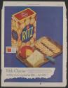 With Cheese nothing tastes as good as Ritz...but Ritz! (Ritz, tear sheet from The Saturday Evening Post)