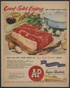 Good Solid Eating... And A Good, Solid Value! (A&P, tear sheet)