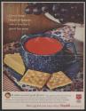 Good things begin to happen when you have good hot soup (Campbell's, tear sheet)