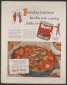 Fancied-up frankfurters for a few cents a serving ...thanks to - Hunt's Tomato Sauce (Hunt's, press proof)