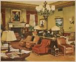 The Reading Room of the Executive Detroit Athletic Club (Newsweek, press proof)