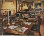 The Reading Room of The Algonquin Club at Boston, Massachusetts (Newsweek, press proof)