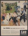 Lee Clothes: most comfort and wear for your money (Lee, tear sheet from Life)