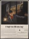 A freight train 500 miles long! (American Cyanamid Company, press proof)