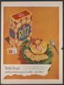 With Fruit nothing tastes as good as Ritz...but Ritz! (Ritz, tear sheet from Life)