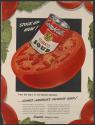 From the heart of sun-ripened tomatoes ...comes America's favorite soup! (Campbell's, tear sheet from Life)