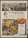 I shop my way at A&P ...and save money (A&P, tear sheet)