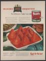 Delicious Oven Croquettes! Use leftovers - bake 'em with Hunt's Tomanto Sauce (Hunt's, tear sheet from Life)
