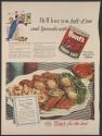 He'll love you both - if you cook Spareribs with Hunt's Tomato Sauce (Hunt's, tear sheet)