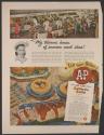 My treasure house of summer meal ideas (A&P, tear sheet from Life)