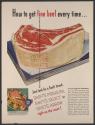 How to get fine beef every time... (Swift & Company, tear sheet from Life)