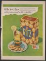 With Iced Tea nothing tastes as good as Ritz...but Ritz! (Ritz, tear sheet from Life)