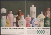 You're In The Best Of Company... When You Use Plax Containers (Plax, tear sheet)