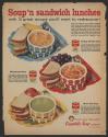 Soup'n sandwich lunches with 3 great soups you'll want to rediscover! (Campbell's, tear sheet)