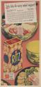 Jolly idea for easy salad supper! (Ritz, tear sheet)