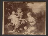 [Pietro Berretini's painting La Vierge à l'Enfant avec sainte Martine (1625–1650)]